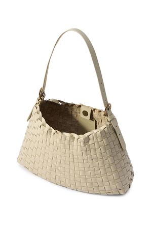 Pearl white Hobo Salvage shoulder bag DRAGON DIFFUSION | 8170DGS5MATPEARL